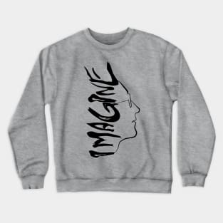 Imagine black Crewneck Sweatshirt